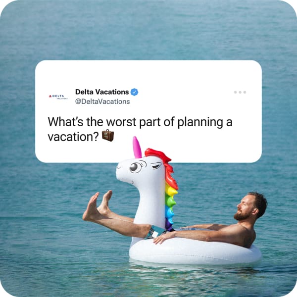 Social Post - "What's the worst part about planning a vacation?"