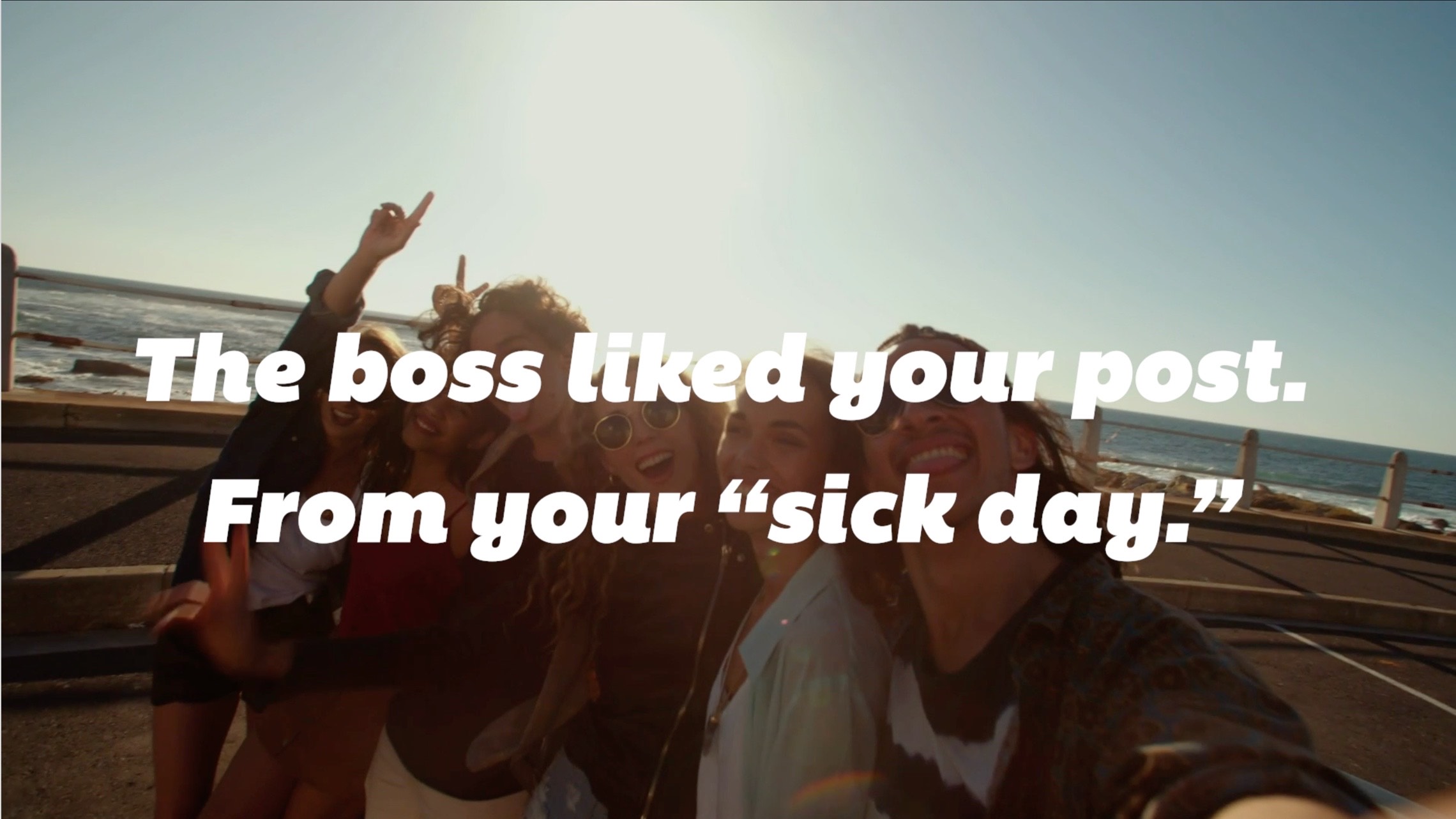 Click to watch the "sick day" video.