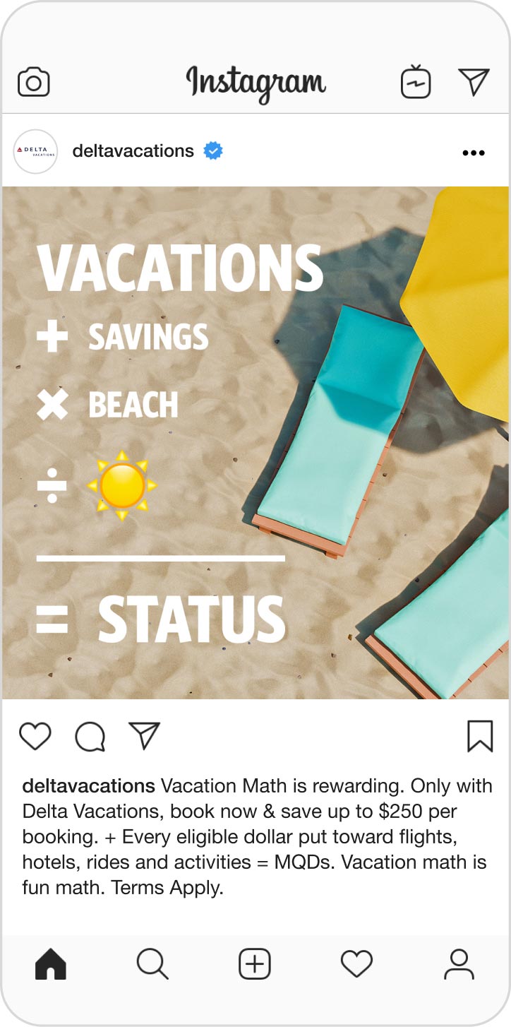 Instagram Reel - "Vacation Math"